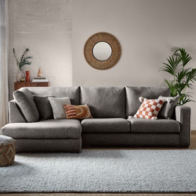 Carson Deep Sit Chunky Multi Weave Corner Sofa