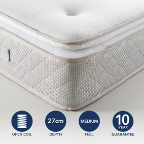 Fogarty Memory Foam Pillow Top Open Coil Mattress