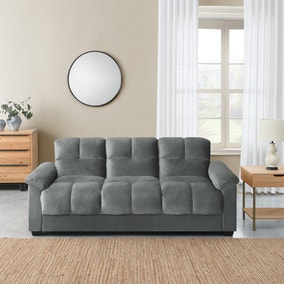 Margo Velvet with Storage Double Sofa Bed