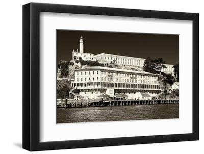 Alcatraz Island - Prison - San Francisco - California - United States - Black Framed Art Print Wall Art, 12x8