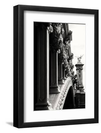 Alexander III Bridge - Paris - France - Black Framed Art Print Wall Art, 8x12