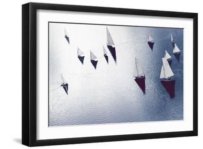 Broads Regatta, Island Yachts - Awash - Black Framed Art Print Wall Art, 18x12 Broads Regatta, Island Yachts - Awash - Black Framed Art Print Wall Art, 18x12