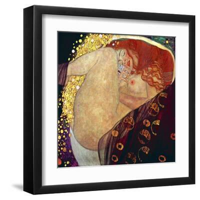 Danae, 1907-1908 - Black Framed Art Print Wall Art, 12x12 Danae, 1907-1908 - Black Framed Art Print Wall Art, 12x12