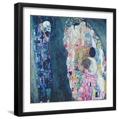 Death and Life, circa 1911 - Black Framed Art Print Wall Art, 16x16 Death and Life, circa 1911 - Black Framed Art Print Wall Art, 16x16