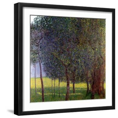 Fruit Trees, 1901 - Black Framed Art Print Wall Art, 16x16