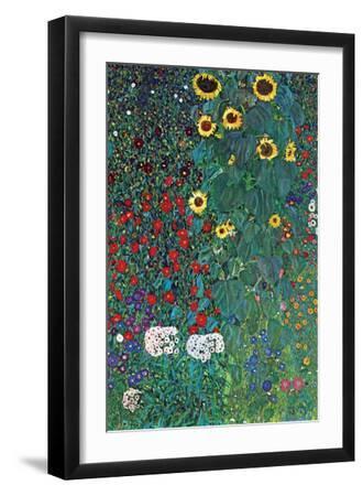 Garden - Black Framed Art Print Wall Art, 12x18