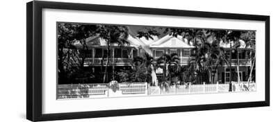 Key West Architecture - Heritage Structures in Old Town Key West - Florida - Black Framed Art Print Wall Art, 24x8 Key West Architecture - Heritage Structures in Old Town Key West - Florida - Black Framed Art Print Wall Art, 24x8