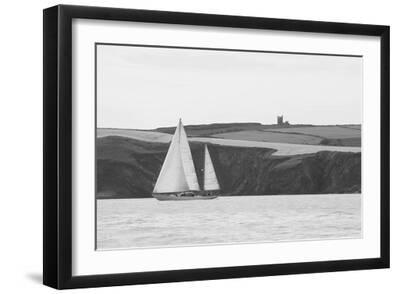 Maritime Meander - Black Framed Art Print Wall Art, 18x12