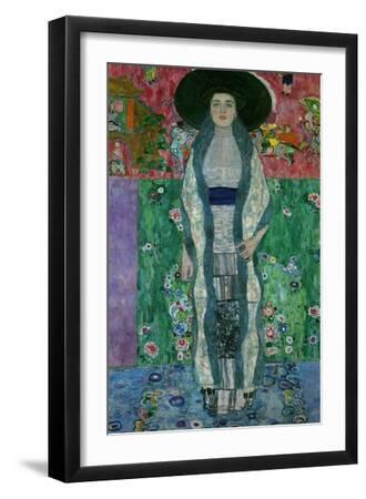 Mrs, Adele Bloch-Bauer II, circa 1912 - Black Framed Art Print Wall Art, 12x18