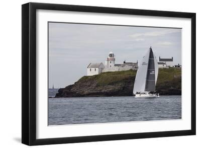 Nautical View - Black Framed Art Print Wall Art, 18x12