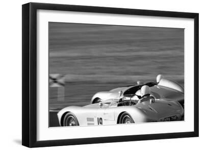 Neck and Neck - Black Framed Art Print Wall Art, 18x12