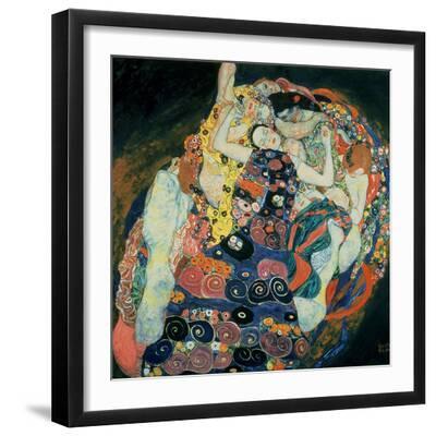 The Maiden, 1913 - Black Framed Art Print Wall Art, 16x16