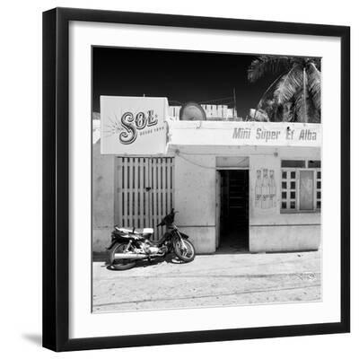 ¡Viva Mexico! Square Collection - Mini Supermarket Vintage VII - Black Framed Art Print Wall Art, 16x16
