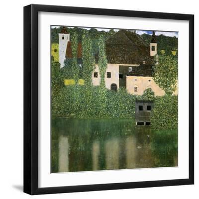 Water Castle, 1908 - Black Framed Art Print Wall Art, 16x16